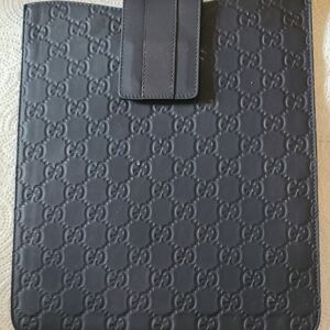 Gucci Black Embossed Tablet Sleeve